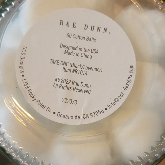 New Rae Dunn Glass Container - Picture 3 of 4